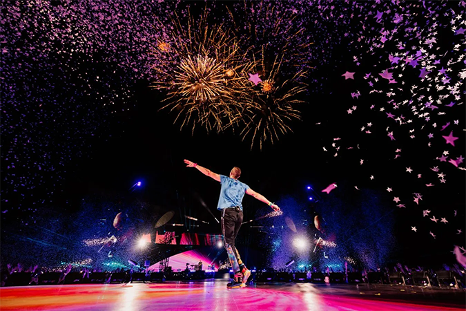 Coldplay live in Athens